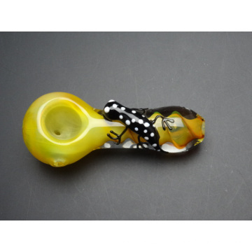 Wholesale Hot Sale Design House Lizard/Gecko Shape Glass Pipe Hand Pipe Dry Pipe